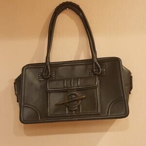 Beautiful Dark Brown Leather Purse Handbag Perfect